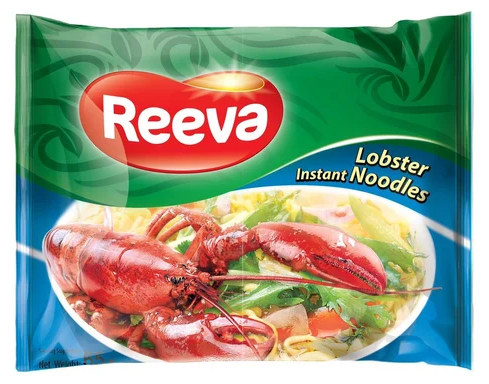 Reeva Lobster Instant Noodles -moq 20ft - 65g x 30